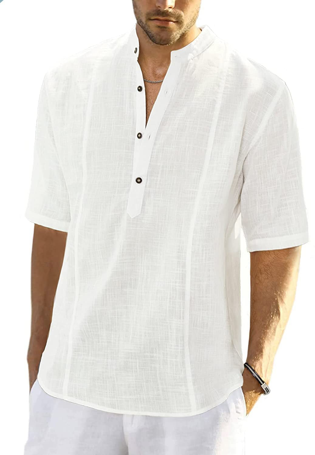 Mangas de Camisa de Lino para Hombre.