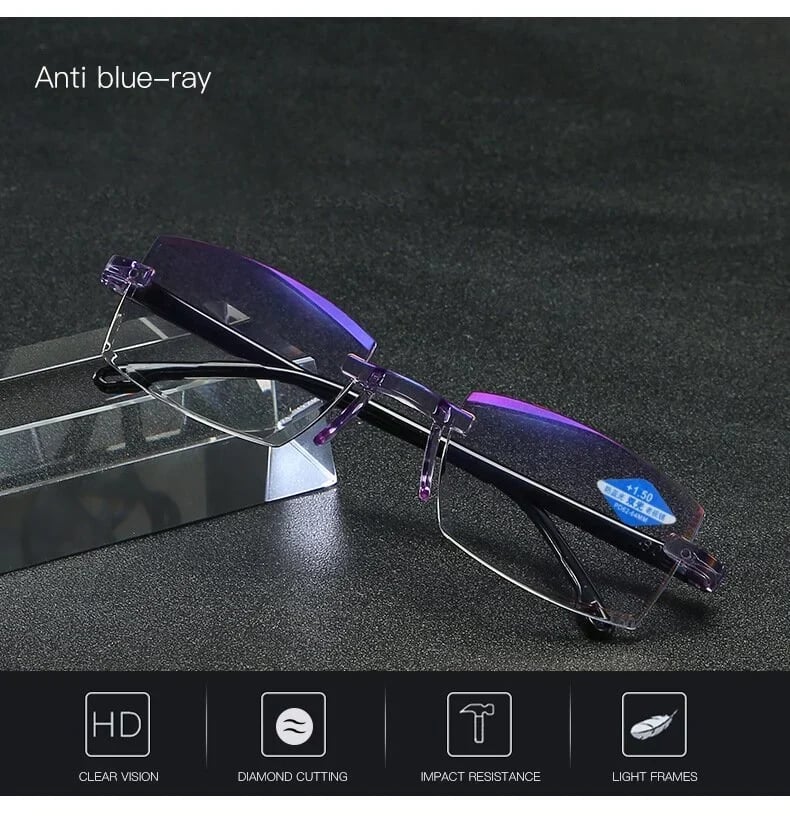 🔥BUY 1 GET 1 FREE🔥New Sapphire high hardness anti-blue Dual-Use Reading Glasses