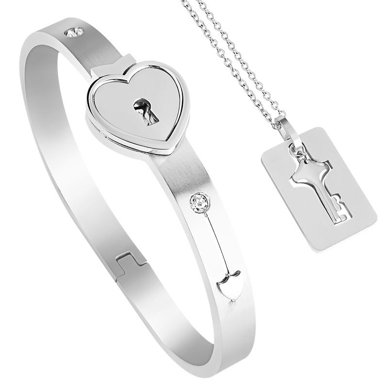 💕💕Valentine’s Day Hot Sale 50% OFF🔥Couples Bracelet & Necklace Key Set🎁Free Shipping