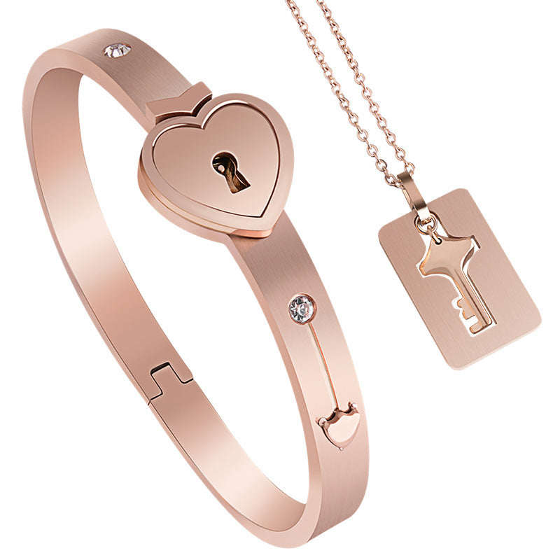 💕💕Valentine’s Day Hot Sale 50% OFF🔥Couples Bracelet & Necklace Key Set🎁Free Shipping