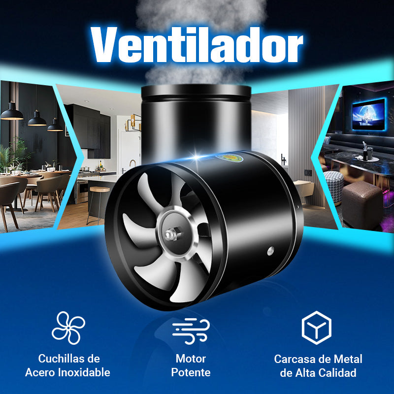 [Súper Aspiración] Ventilador de Escape Multifuncional Mudo y Potente