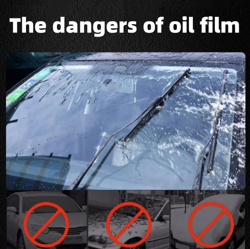 🔥Powerful Windshield Cleaner & Oil Film Remover