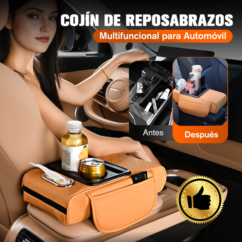 🚗💺Almohadilla multifuncional para reposabrazos – ¡Comodidad y práctica en tu auto!