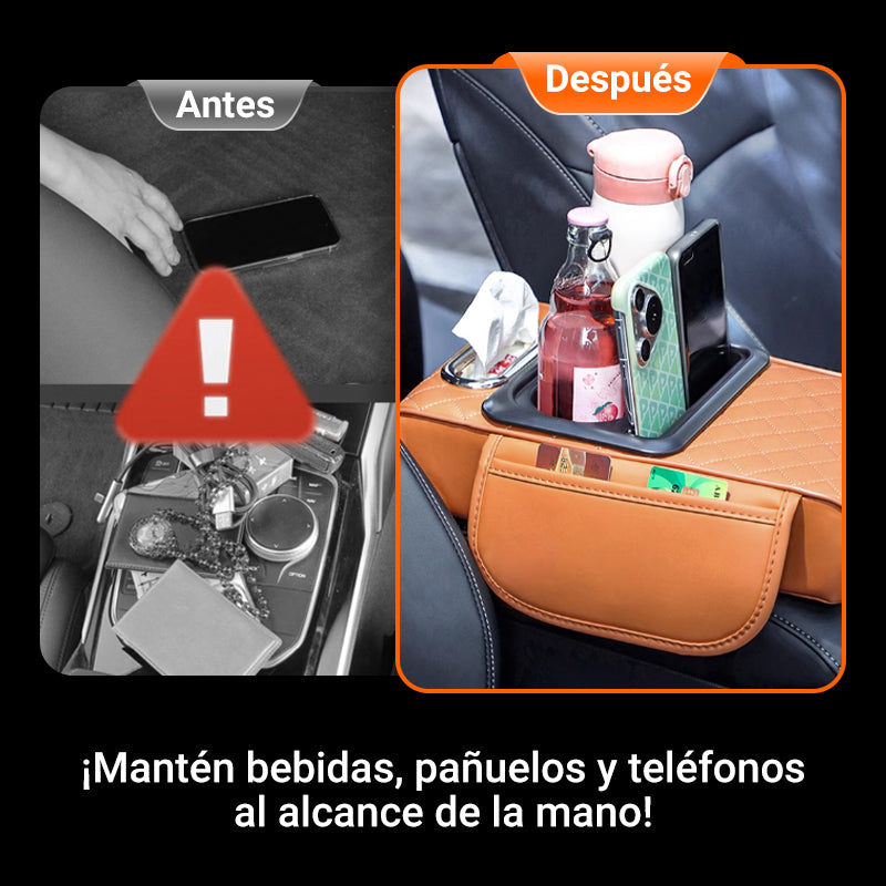 🚗💺Almohadilla multifuncional para reposabrazos – ¡Comodidad y práctica en tu auto!