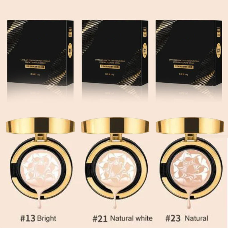 2024 New Three-Color Pull Flower Concealer Moisturizing Essence Water Cream