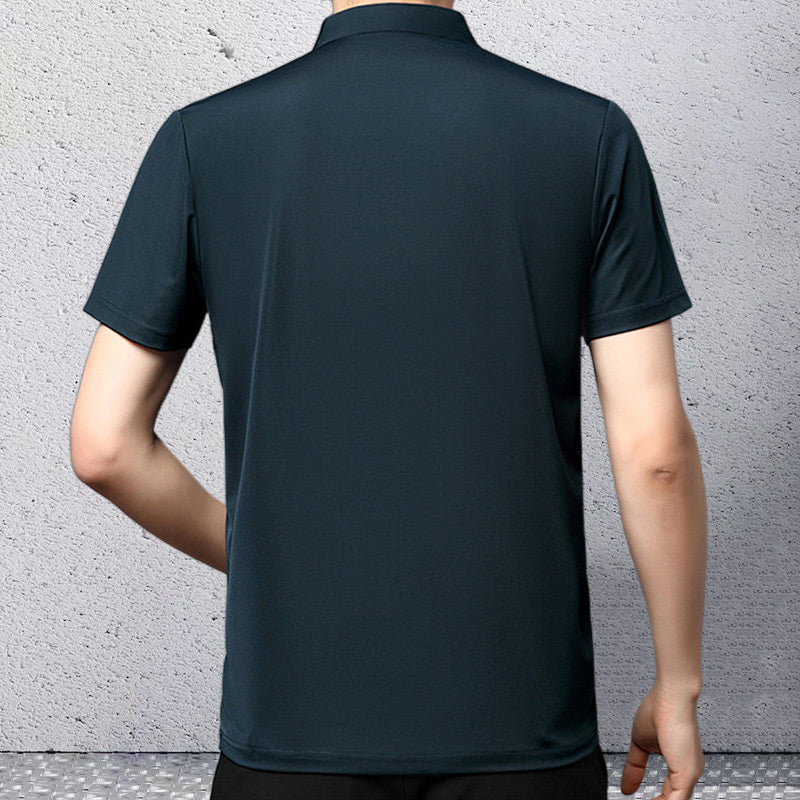 🎁Hot Sale 55% OFF⏳Men’s Casual Lapel Breathable Wrinkle-free T-shirt