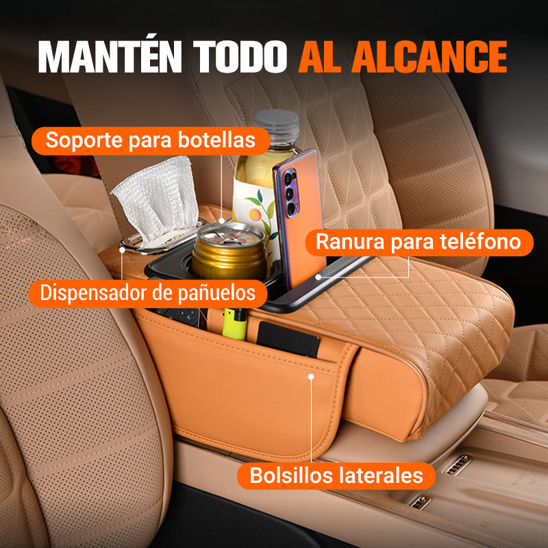 🚗💺Almohadilla multifuncional para reposabrazos – ¡Comodidad y práctica en tu auto!