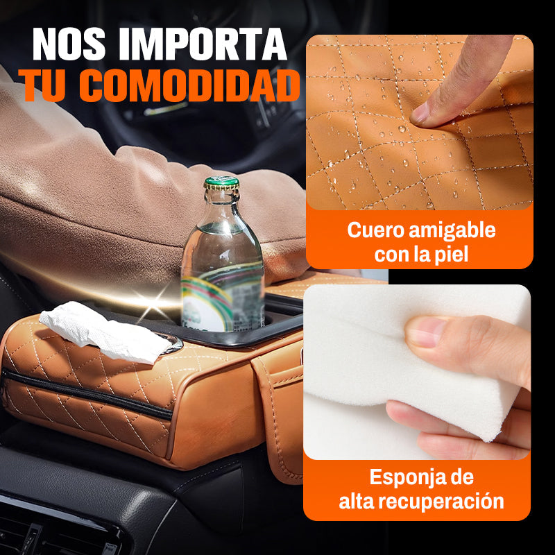 🚗💺Almohadilla multifuncional para reposabrazos – ¡Comodidad y práctica en tu auto!