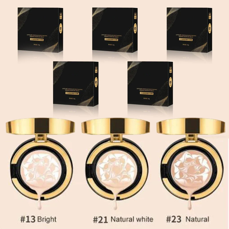 2024 New Three-Color Pull Flower Concealer Moisturizing Essence Water Cream