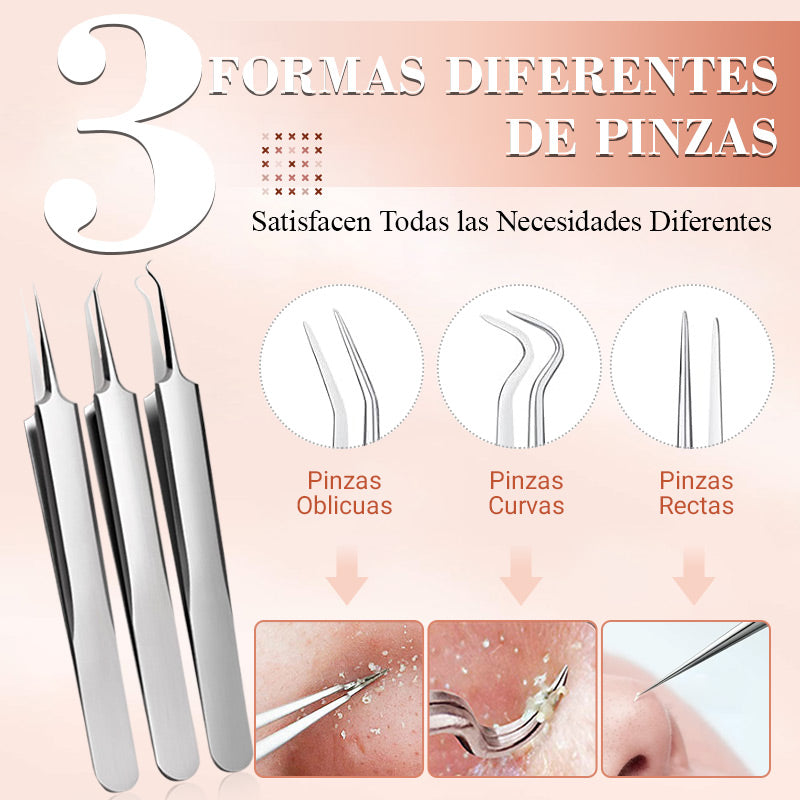 Kit de Herramientas para Extraer Puntos Negros y Granos