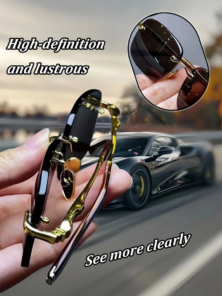 🔥BUY 1 GET 1 FREE🔥Crystal Stone Frameless Protective Sunglasses