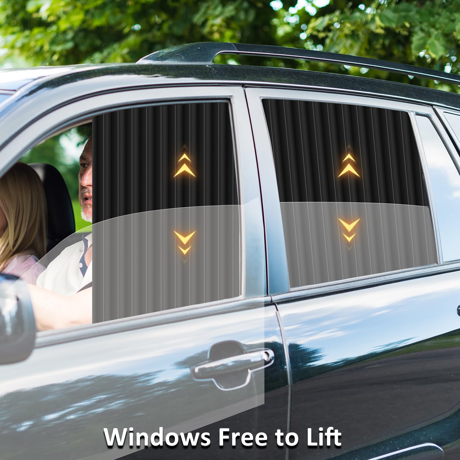 🔥 Universal Fit Magnetic Car Side Window Privacy Sunshade