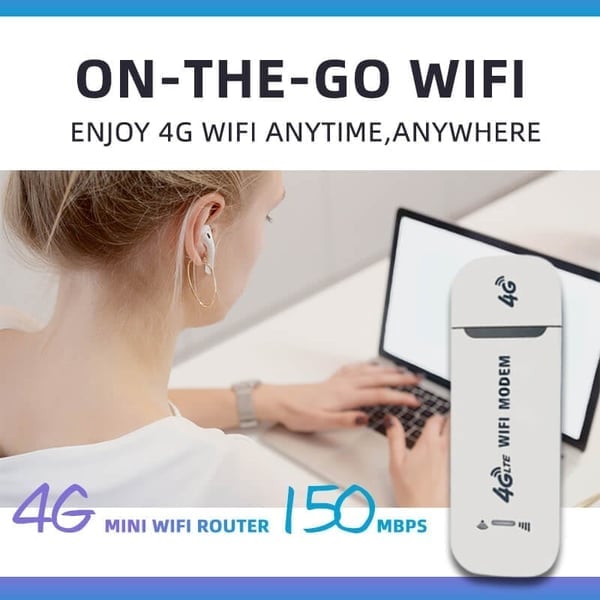 2024 LTE Router Adaptador USB inalámbrico de banda ancha móvil