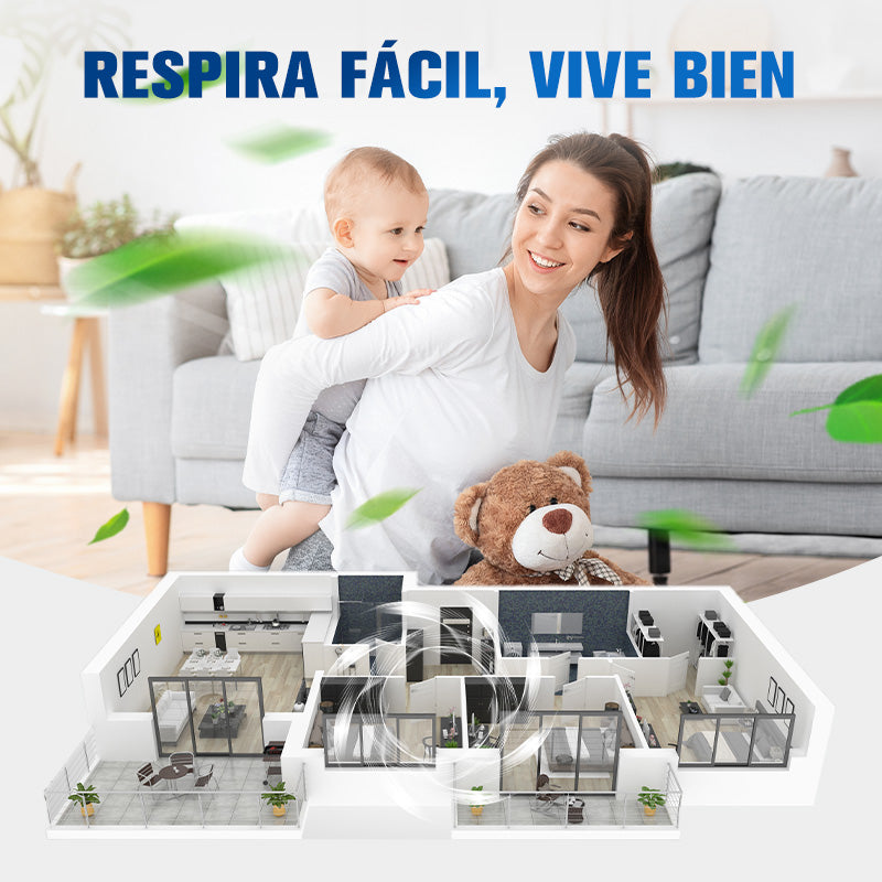 [Súper Aspiración] Ventilador de Escape Multifuncional Mudo y Potente