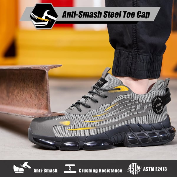 Knob Anti-Smash Anti-Slip Safety Sneakers