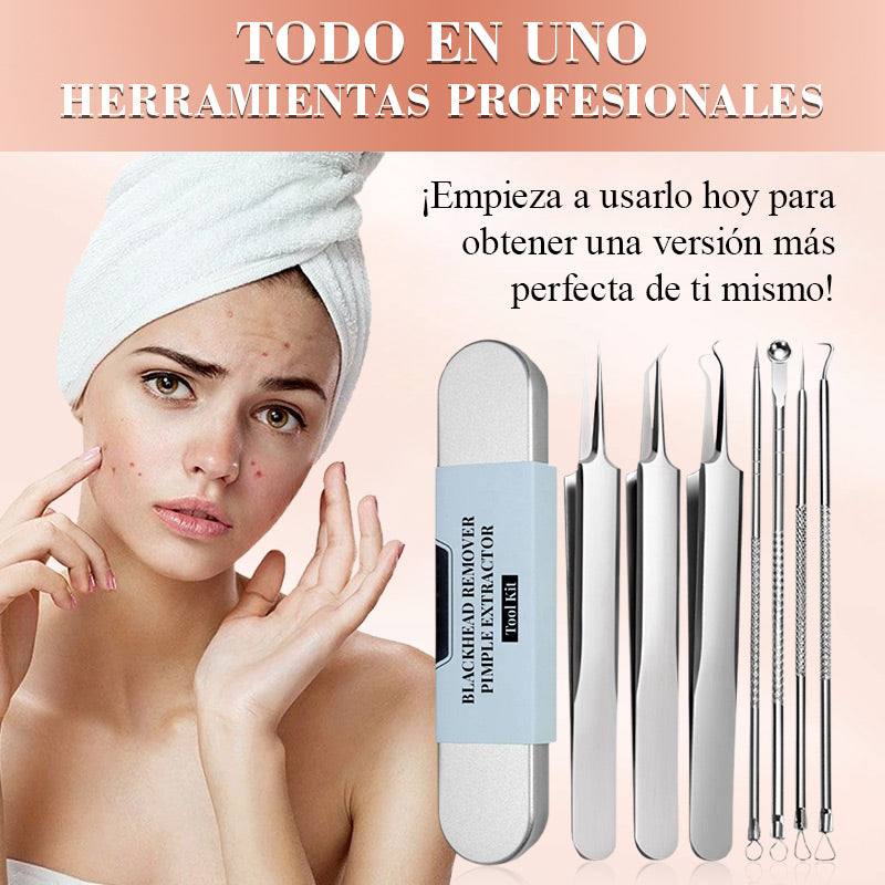 Kit de Herramientas para Extraer Puntos Negros y Granos