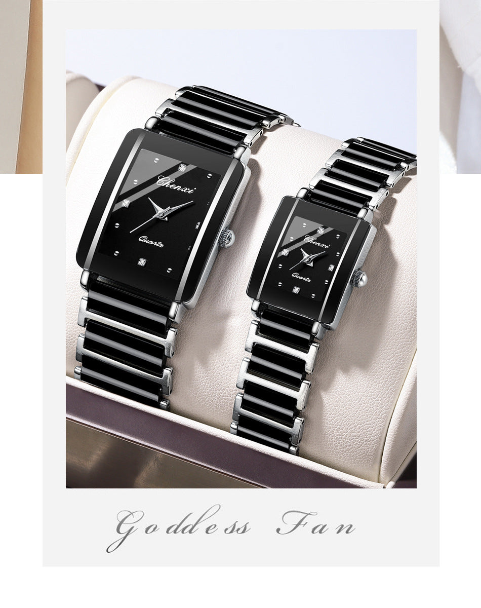 Fashion Casual Versatile Square Watch