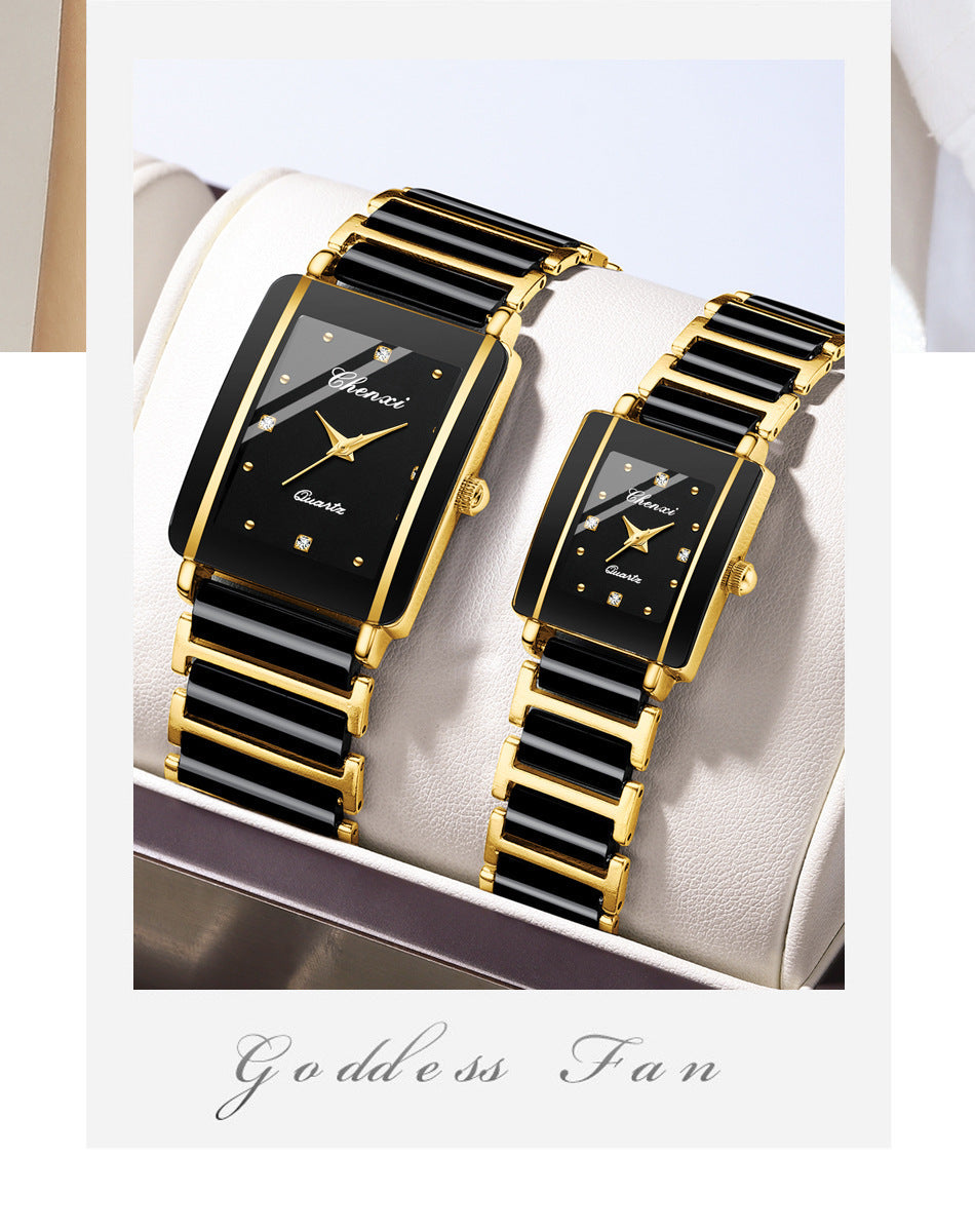 Fashion Casual Versatile Square Watch