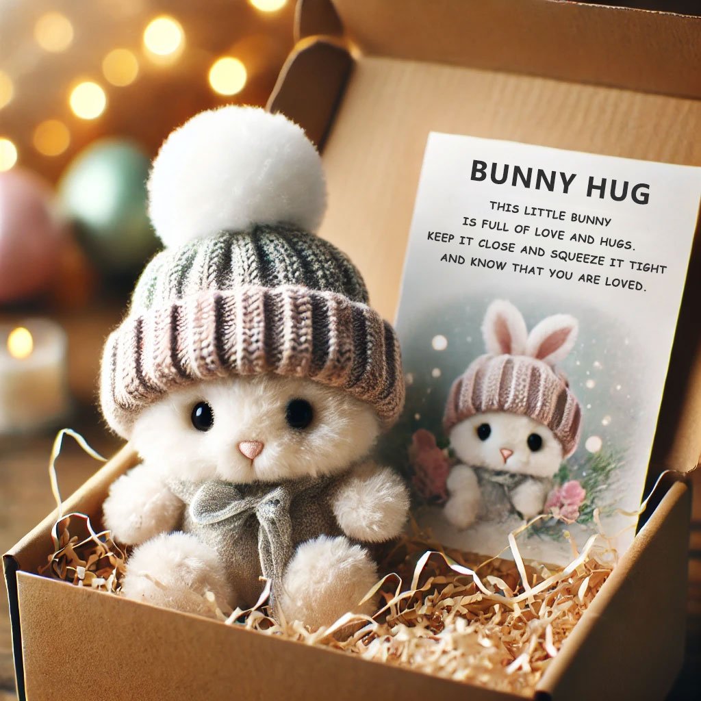 🔥Easter Hot Sale 50% OFF🐇- Handmade Mini Bunny Hug Cute Easter Gift🎁