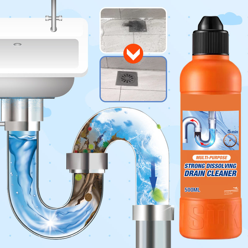 Multi-Purpose Strong Dissolving Drain Cleaner