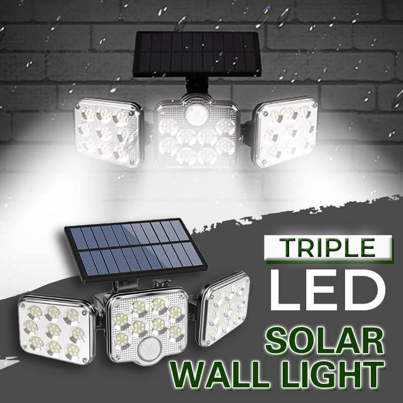 🔥Triple LED Solar Wall Light