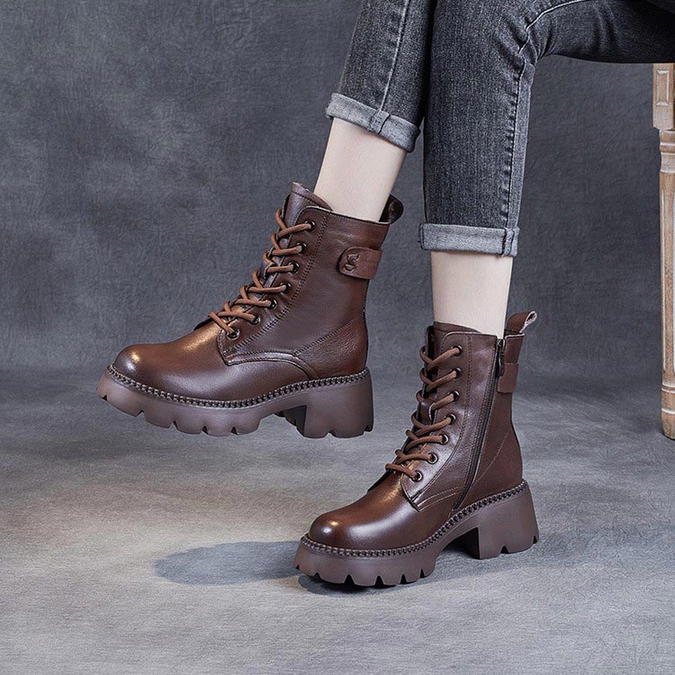 Botas ortopédicas de piel cómodas para mujer - Regalo ideal