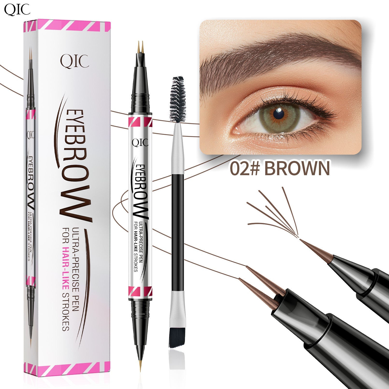 🔥COMPRA 1 Y OBTÉN 1 GRATIS (2 PIEZAS)🔥 Lápiz de Cejas para Microblading